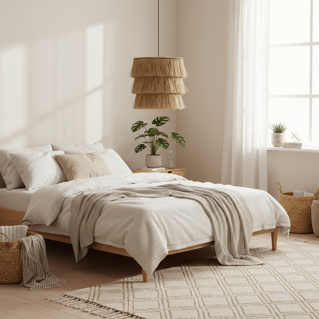 Lampenschirm "Boho Fringe" von DKD Home Decor, Ø 40 x 40 cm