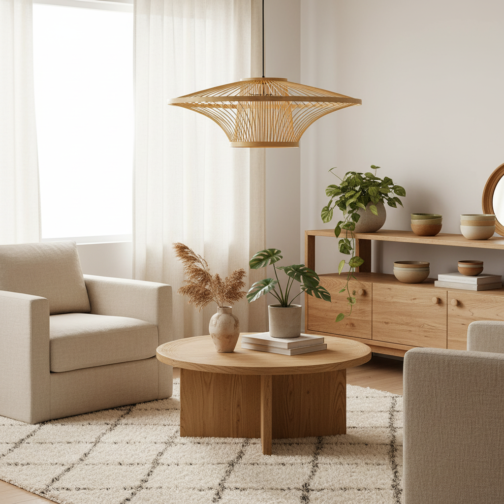 Lampenschirm "Bamboo Hat" von DKD Home Decor