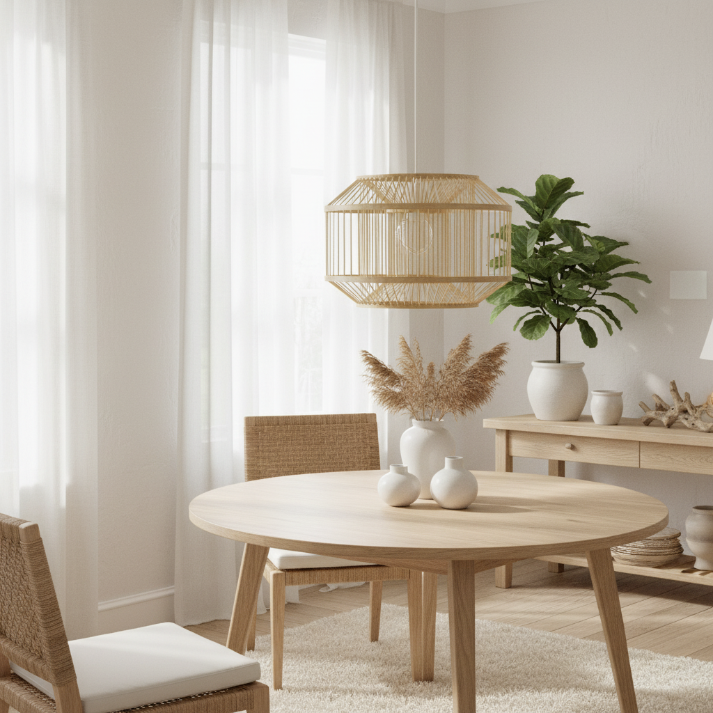 Lampenschirm "Bamboo Cage" von DKD Home Decor, 40 x 40 x 28 cm