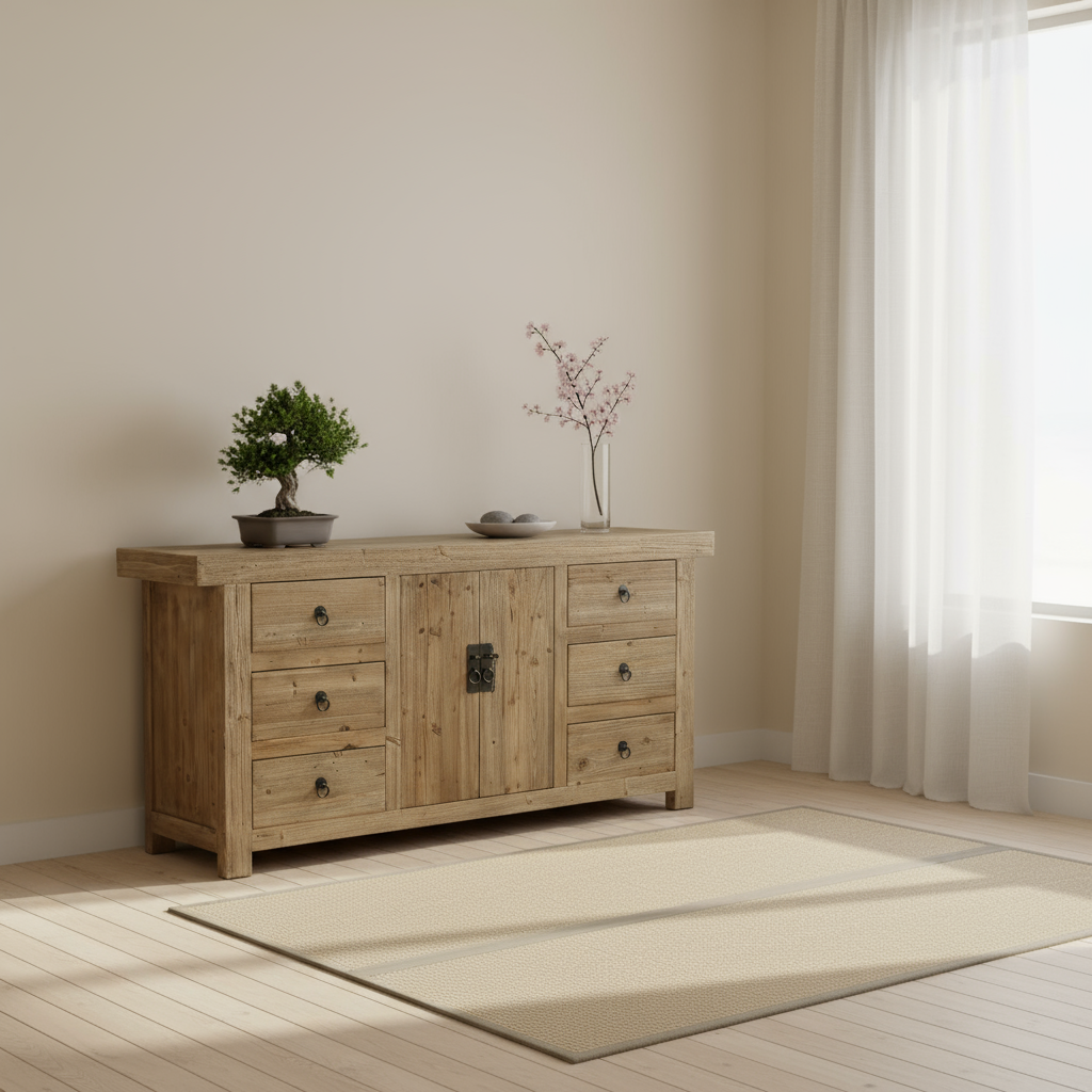 Kommode „Zen Harmony“ von DKD Home Decor – 180 x 45 x 85 cm