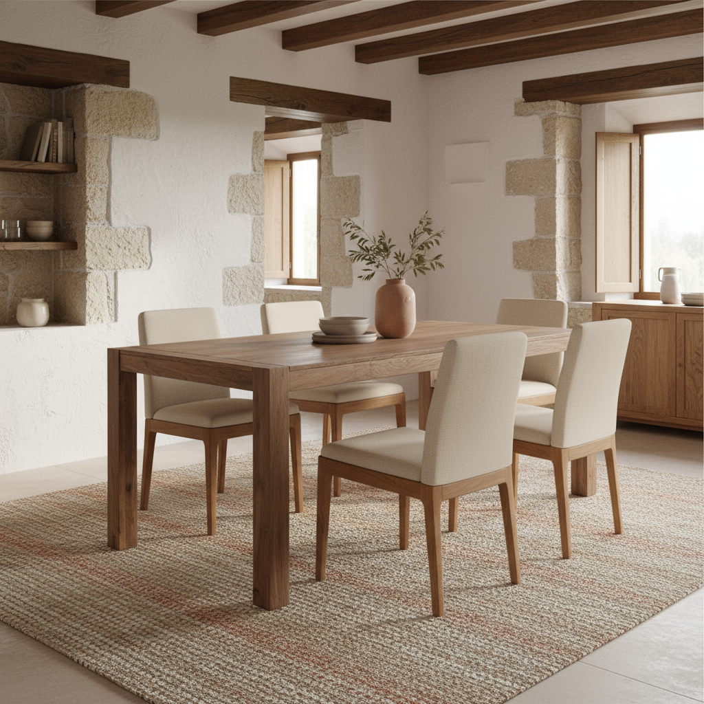 Esstisch „Madrid“ von DKD HOME DECOR – Akazienholz, 180 x 90 x 76 cm