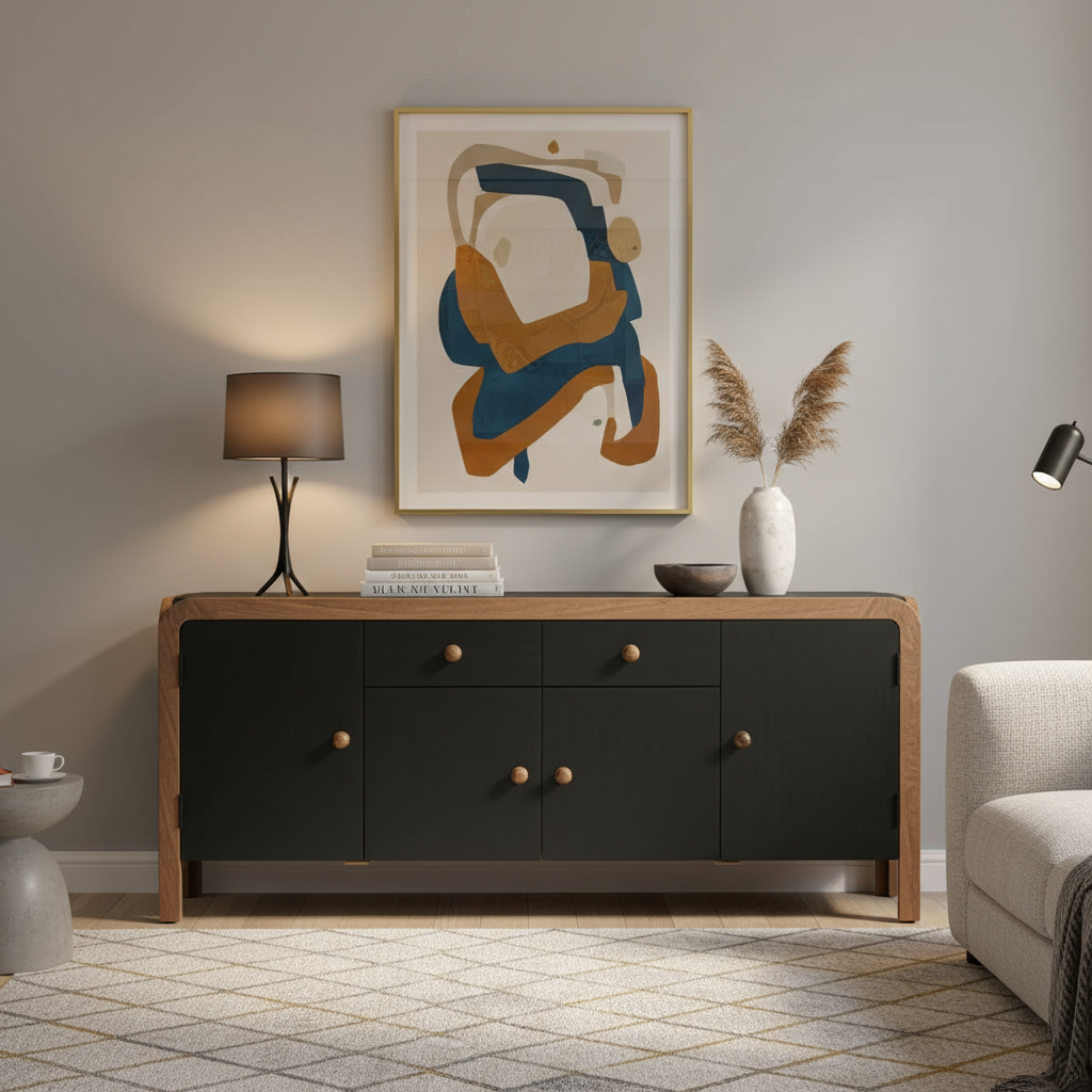 Kommode „Urban Contrast“ von DKD Home Decor – 177 x 38 x 75 cm