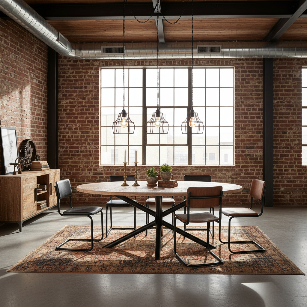 Esstisch „Brooklyn Oval“ von DKD Home Decor – 200 x 100 x 76 cm