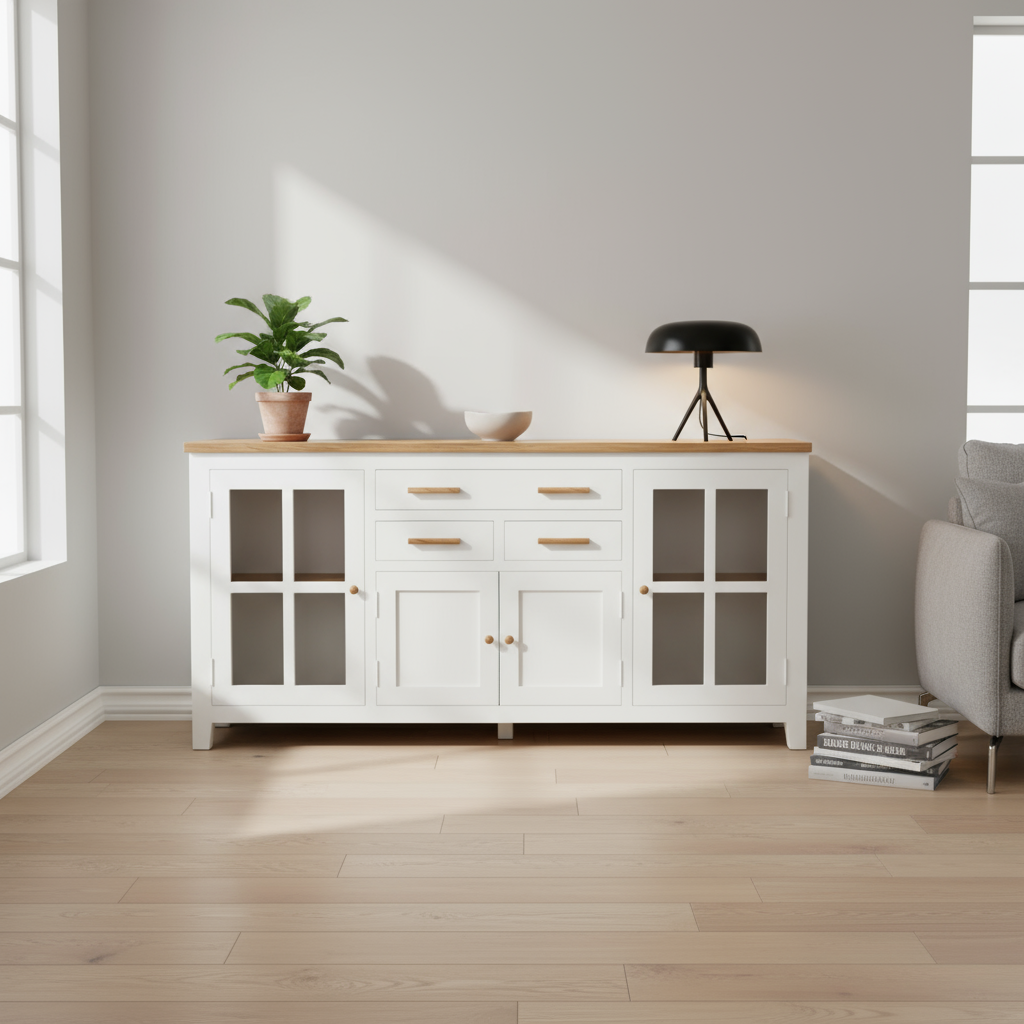 Kommode „Nordic Fusion“ von DKD Home Decor – 180 x 45 x 90 cm