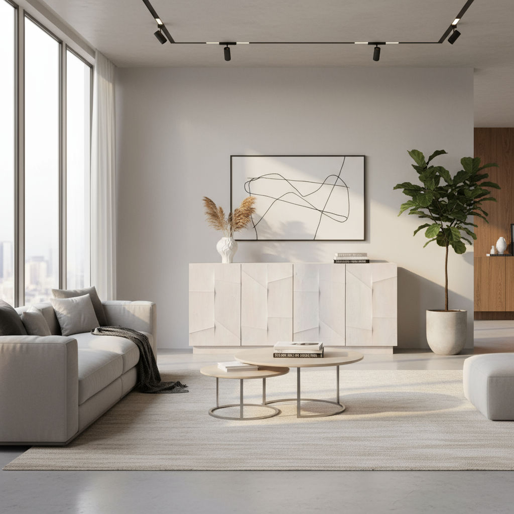 Kommode „Geometric Poetry“ von DKD Home Decor – 115 x 42 x 75 cm