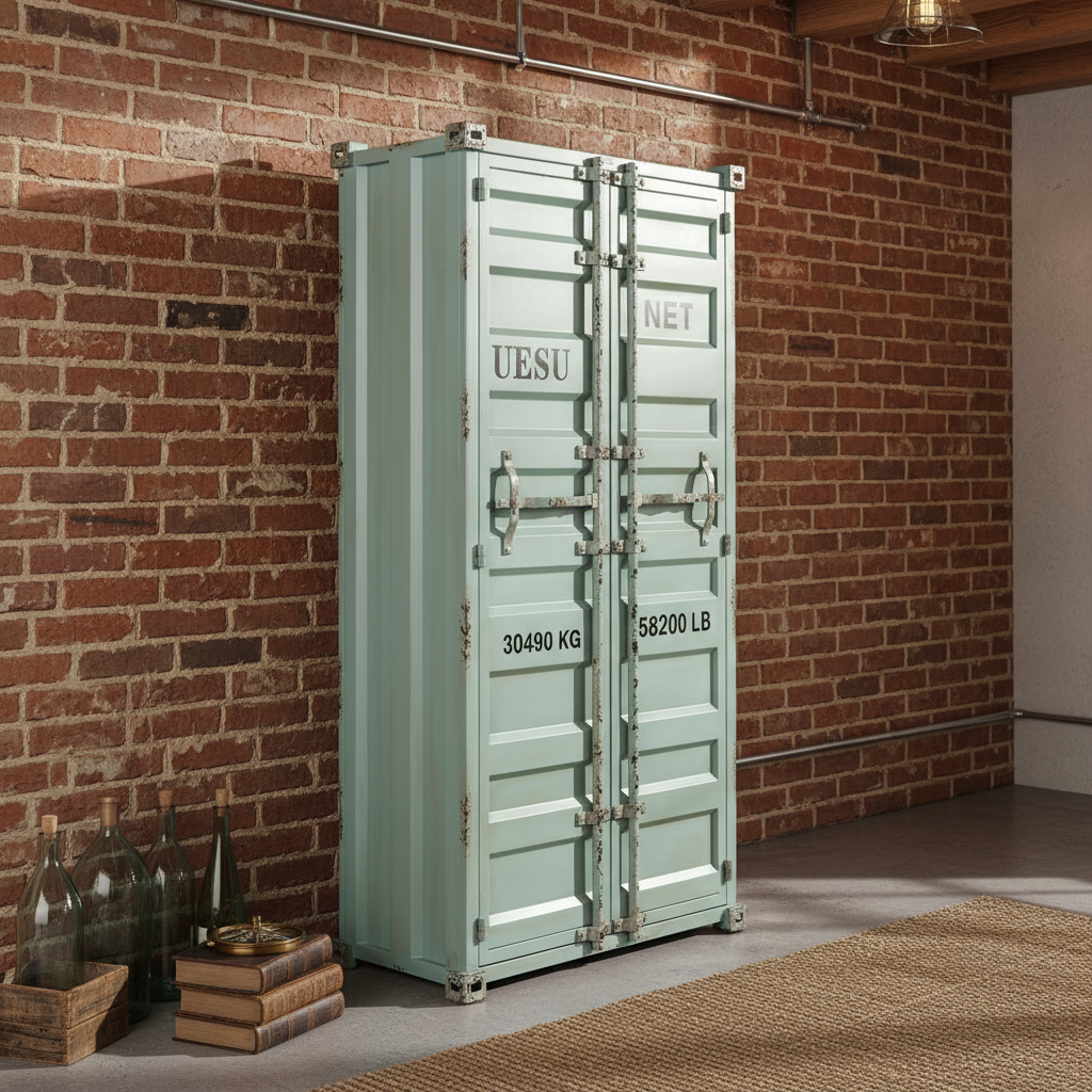 Barschrank "Industrial Container" von Home ESPRIT, 76,5 x 39,5 x 157,5 cm