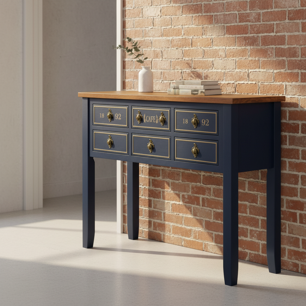 Konsole "Vintage Cafe" von Home ESPRIT, 103 x 35 x 80 cm