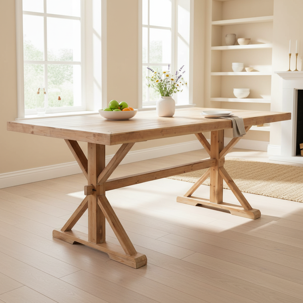 Esstisch "Rustic X" von Home ESPRIT, 200 x 100 x 80 cm