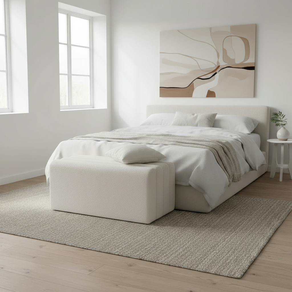 Sitzbank "Bouclé Bliss" von Home ESPRIT, 100 x 45 x 43 cm