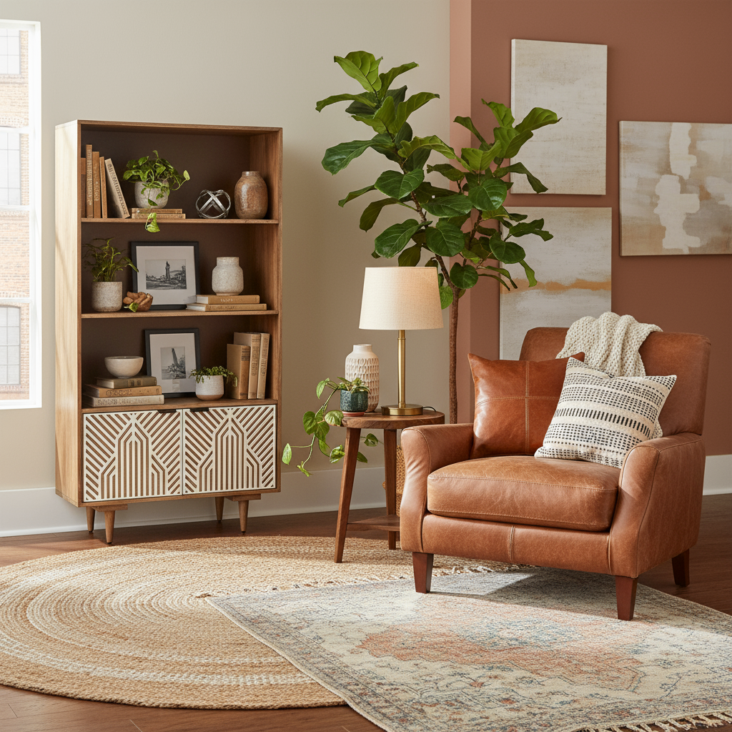 Regal „Boho Chic“ von Home ESPRIT – 90 x 35 x 168 cm