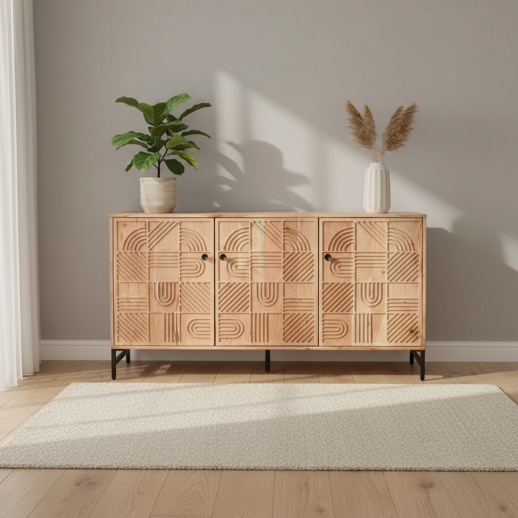 Kommode „Geometric Art“ von Home ESPRIT – 145 x 40 x 80 cm