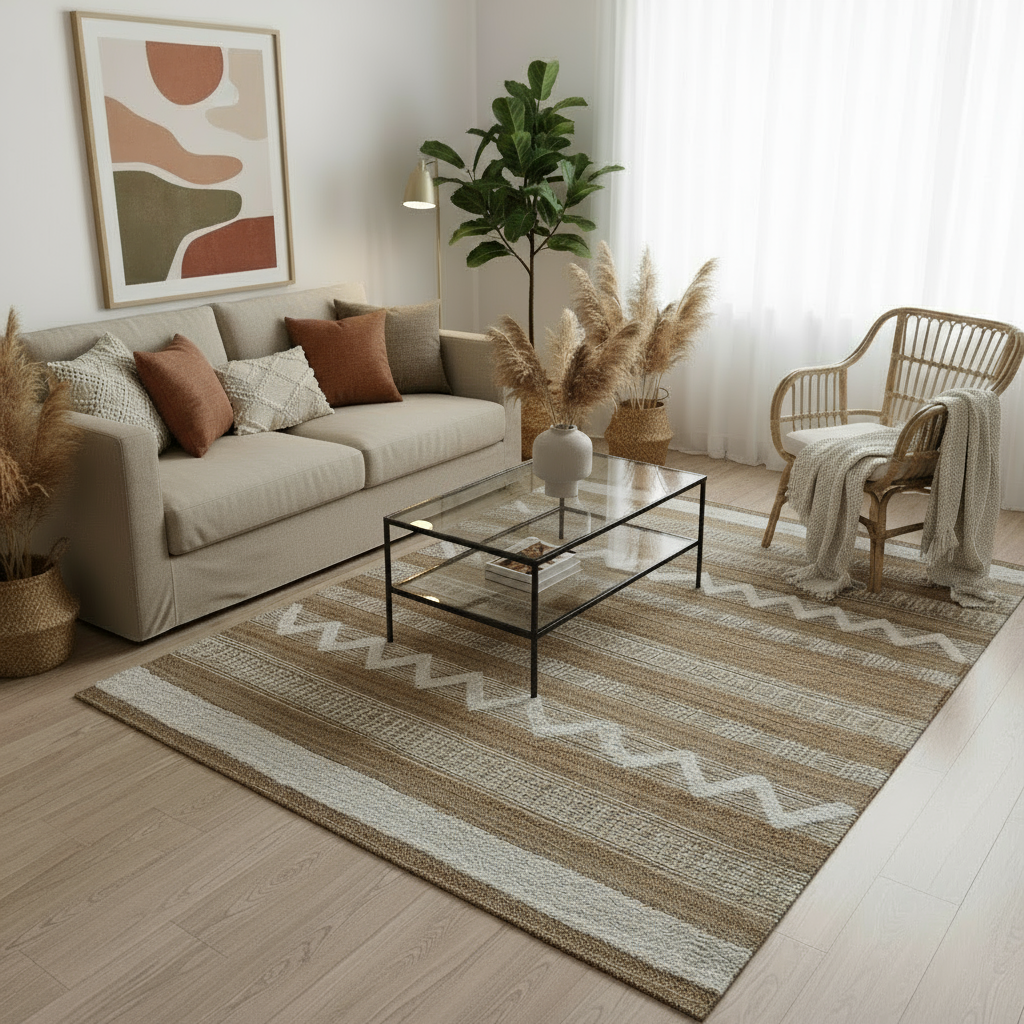 Teppich "Boho ZigZag" von Home ESPRIT, 200 x 300 cm