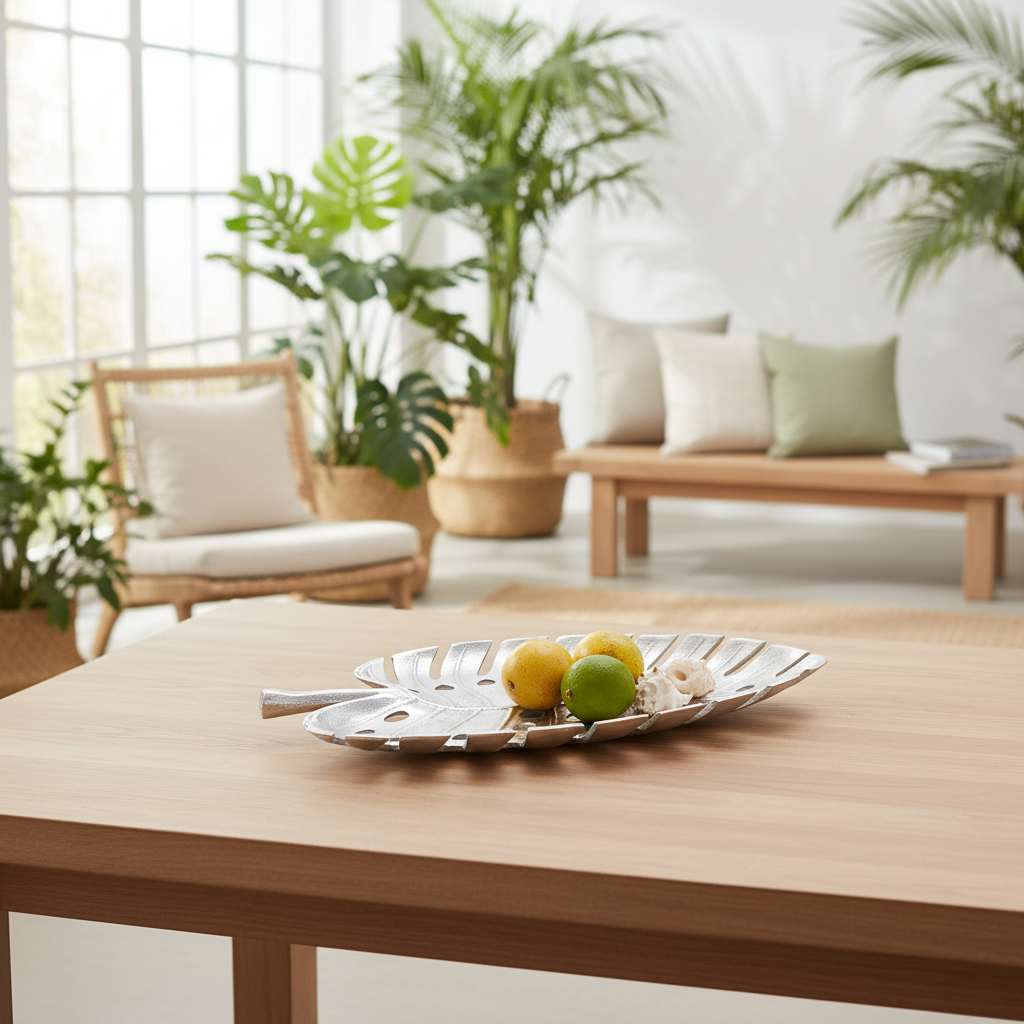 Dekoschale "Monstera Leaf" von Home ESPRIT, 38,5 x 28 x 3 cm