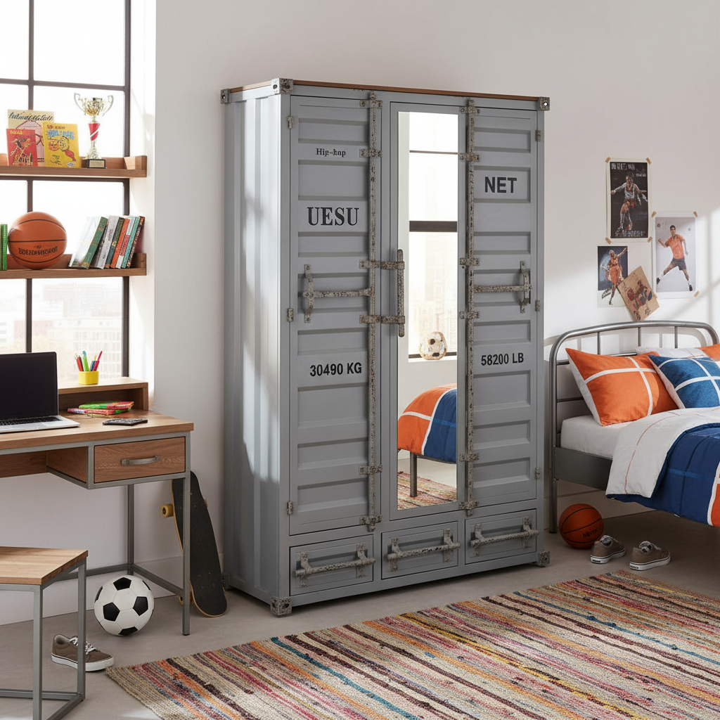 Kleiderschrank "Urban Cargo" von Home ESPRIT, 112 x 46 x 174 cm
