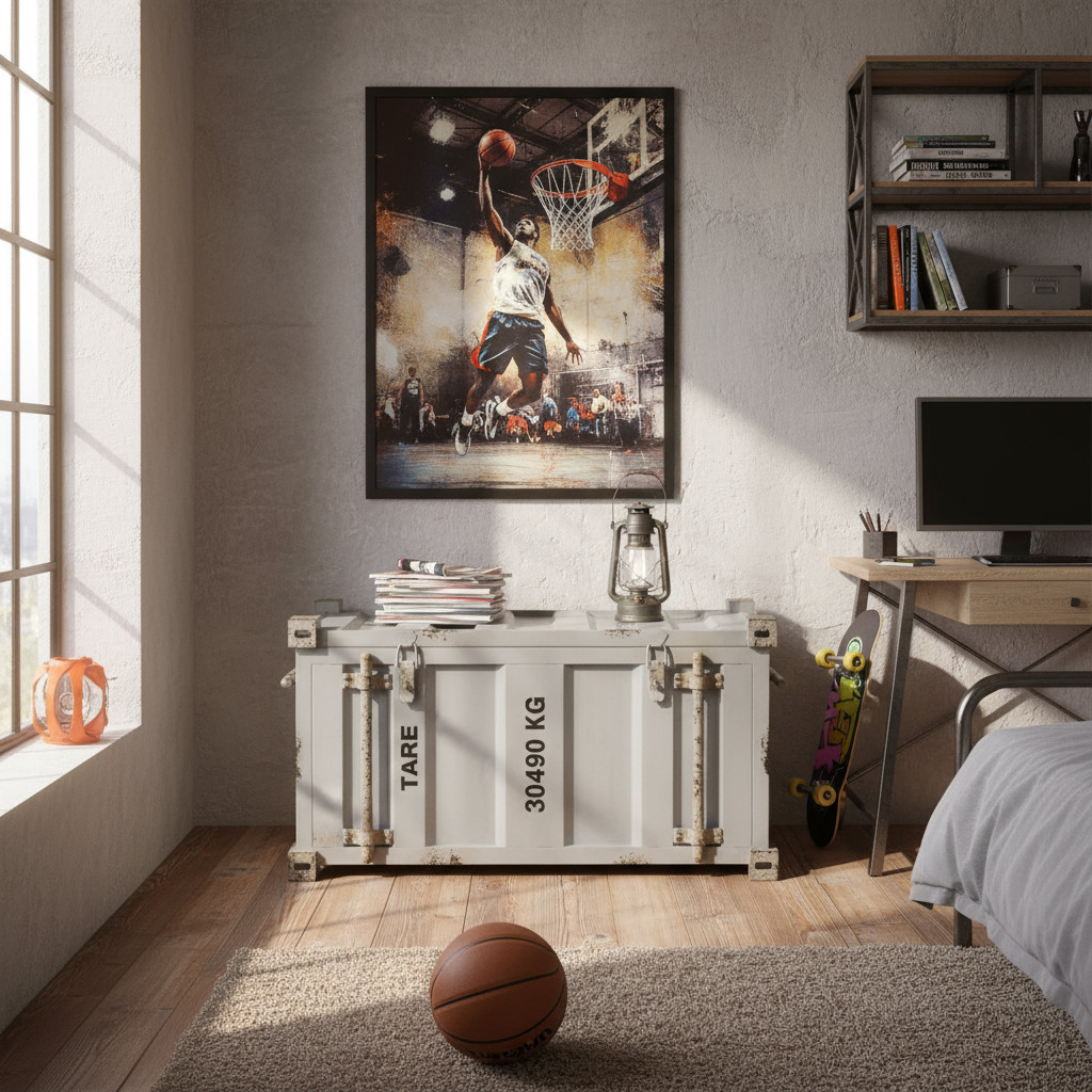 Aufbewahrungstruhe "Cargo Box" von Home ESPRIT, 89 x 41,5 x 45,5 cm