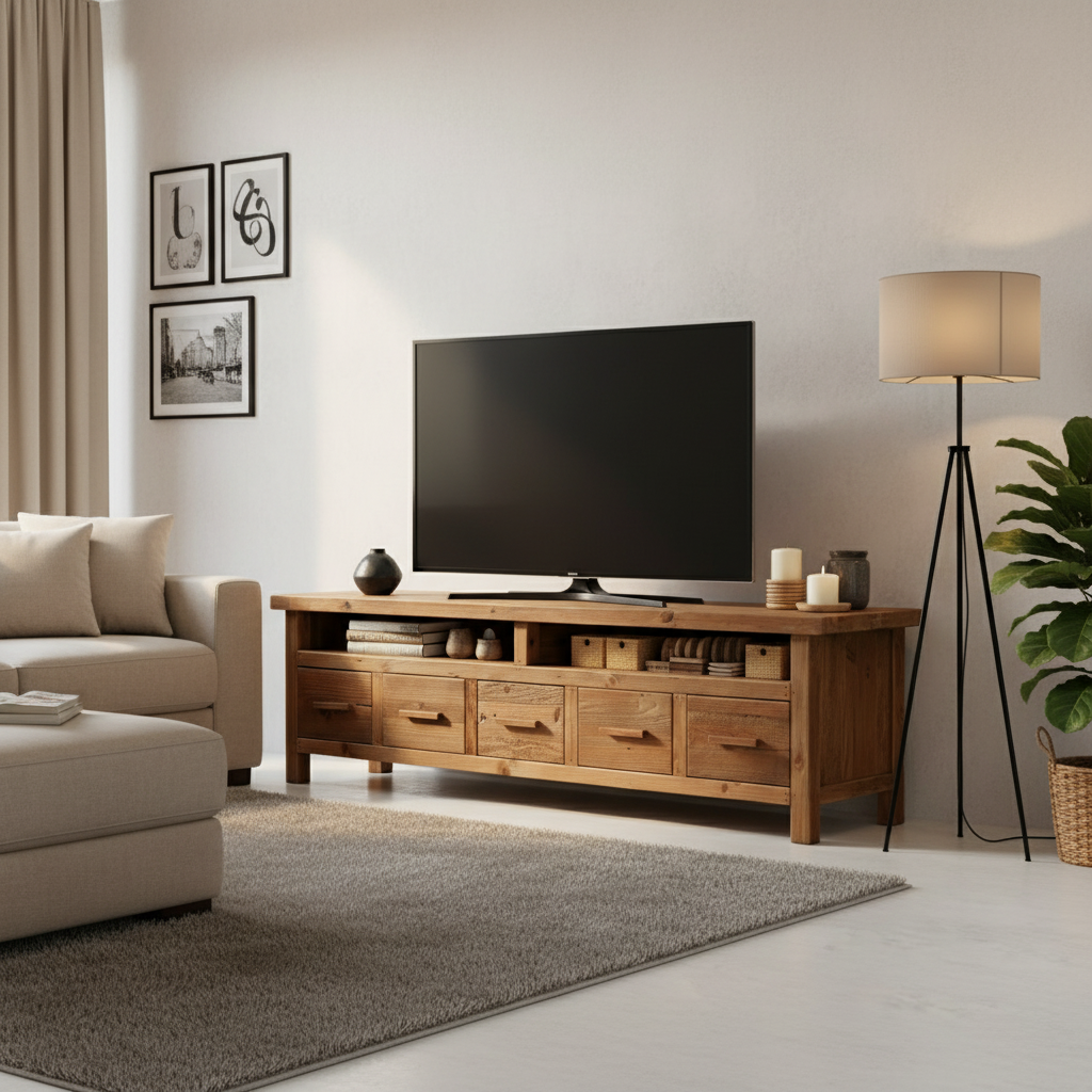 TV-Lowboard "Rustic Recycle" von Home ESPRIT, 210 x 48 x 60 cm