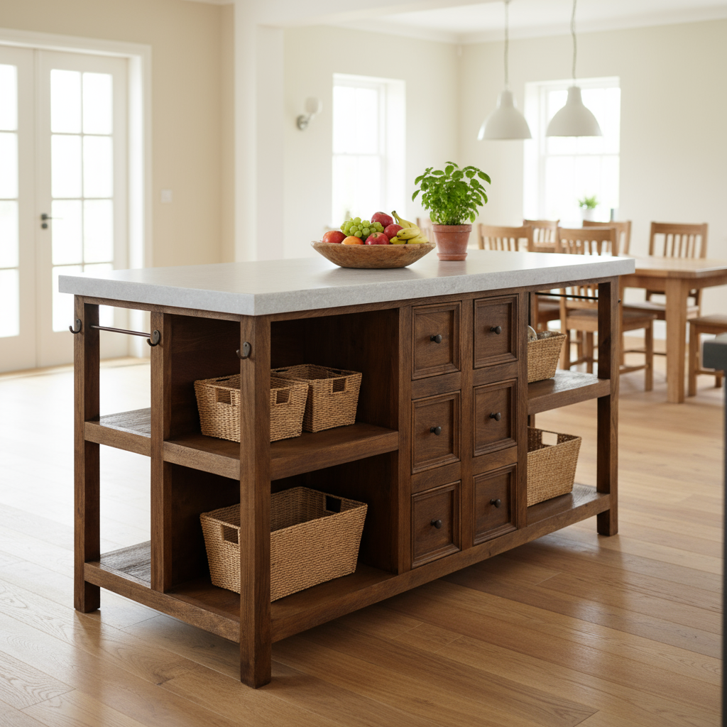 Kücheninsel „Marble Grove“ von Home ESPRIT – 168 x 76 x 92 cm