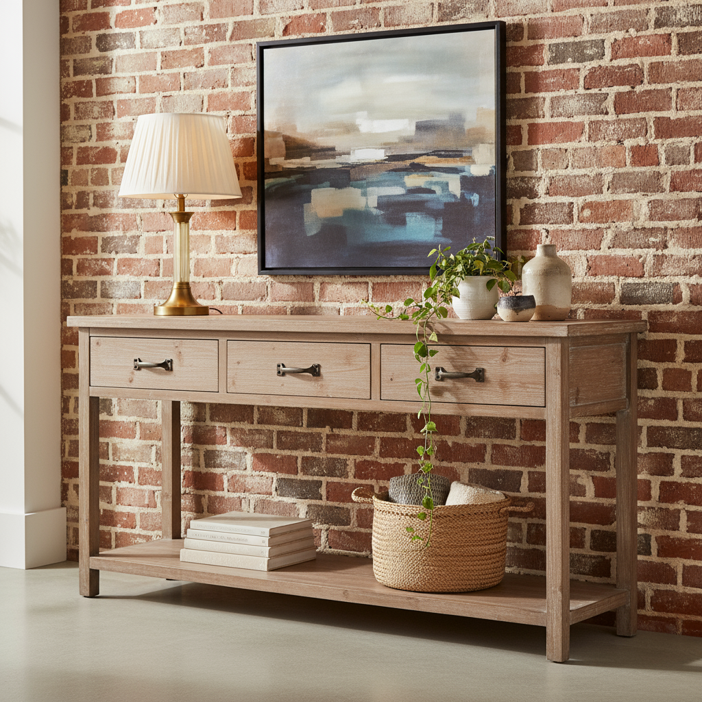 Konsole „Lightwood“ von Home ESPRIT – 160 x 40 x 80 cm