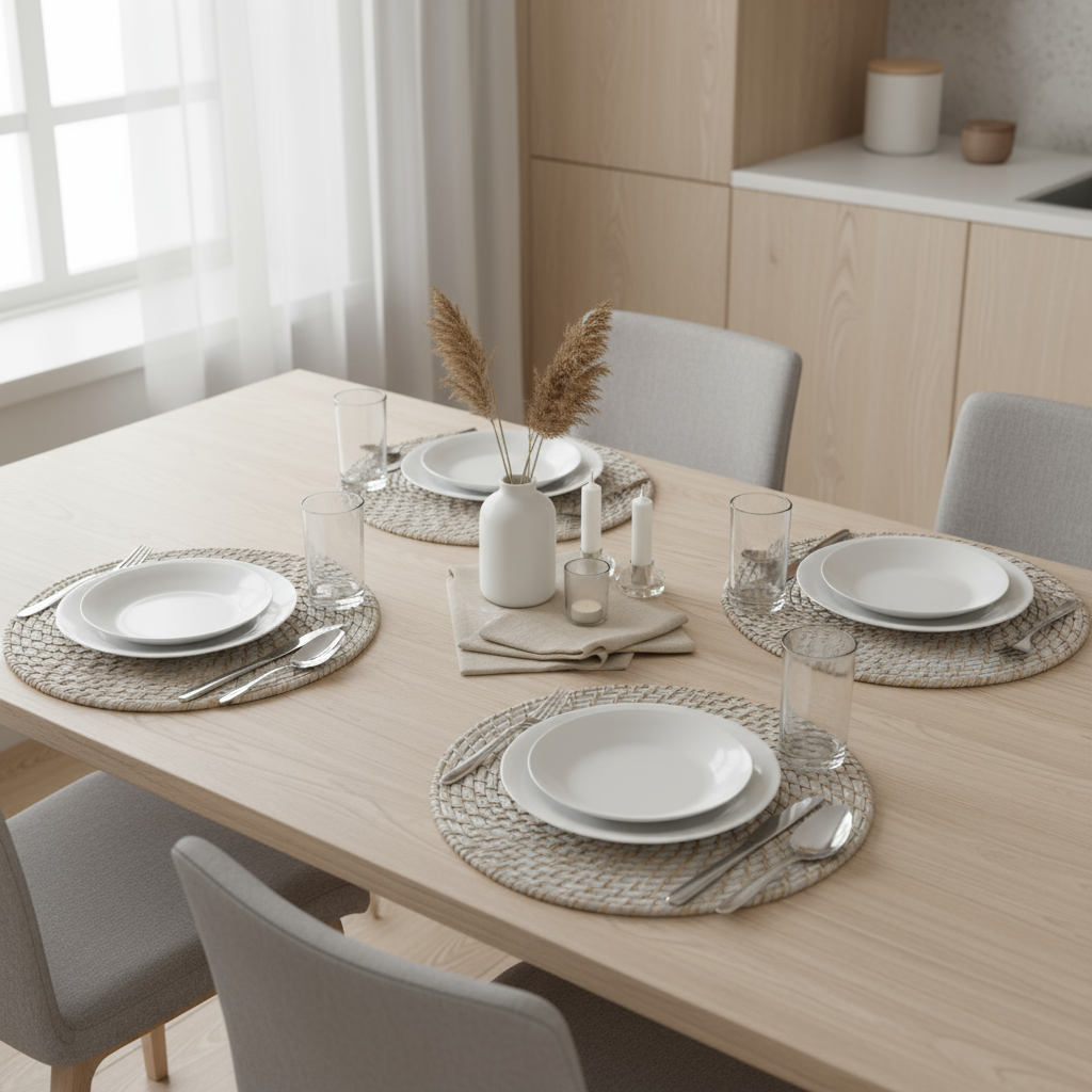Untersetzer "Natural Square" von Home ESPRIT, 34 x 34 x 1,5 cm