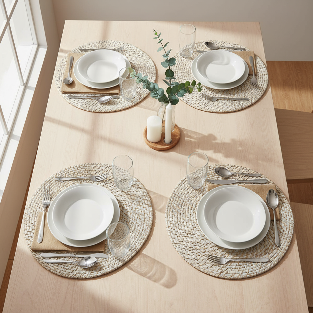 Tischset "Oval Natural" von Home ESPRIT, 40 x 30 x 1 cm