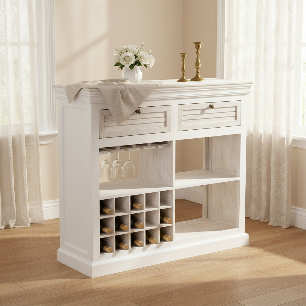 Bar-Regal "Vintage Cellar" von Home ESPRIT, 120 x 40 x 98 cm