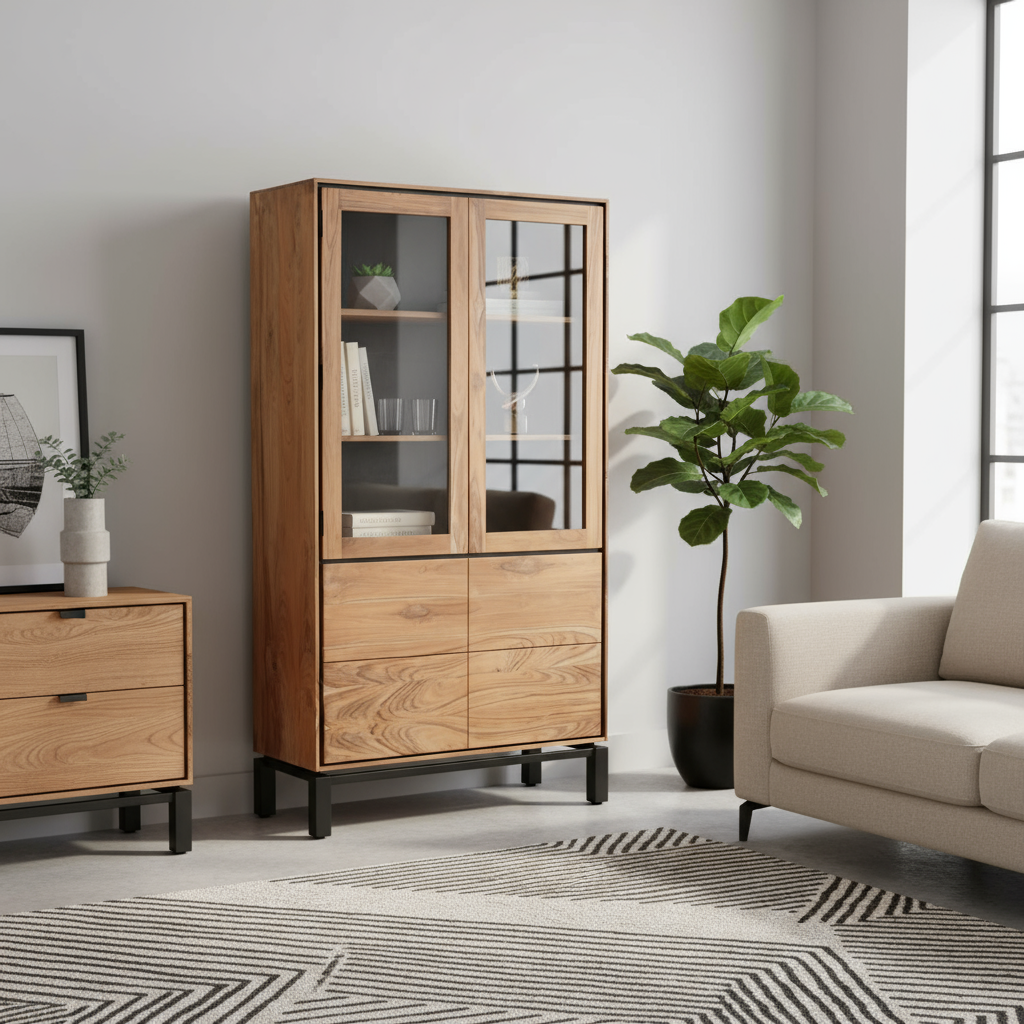 Vitrine "Industrial Showcase" von Home ESPRIT, 100 x 40 x 185 cm