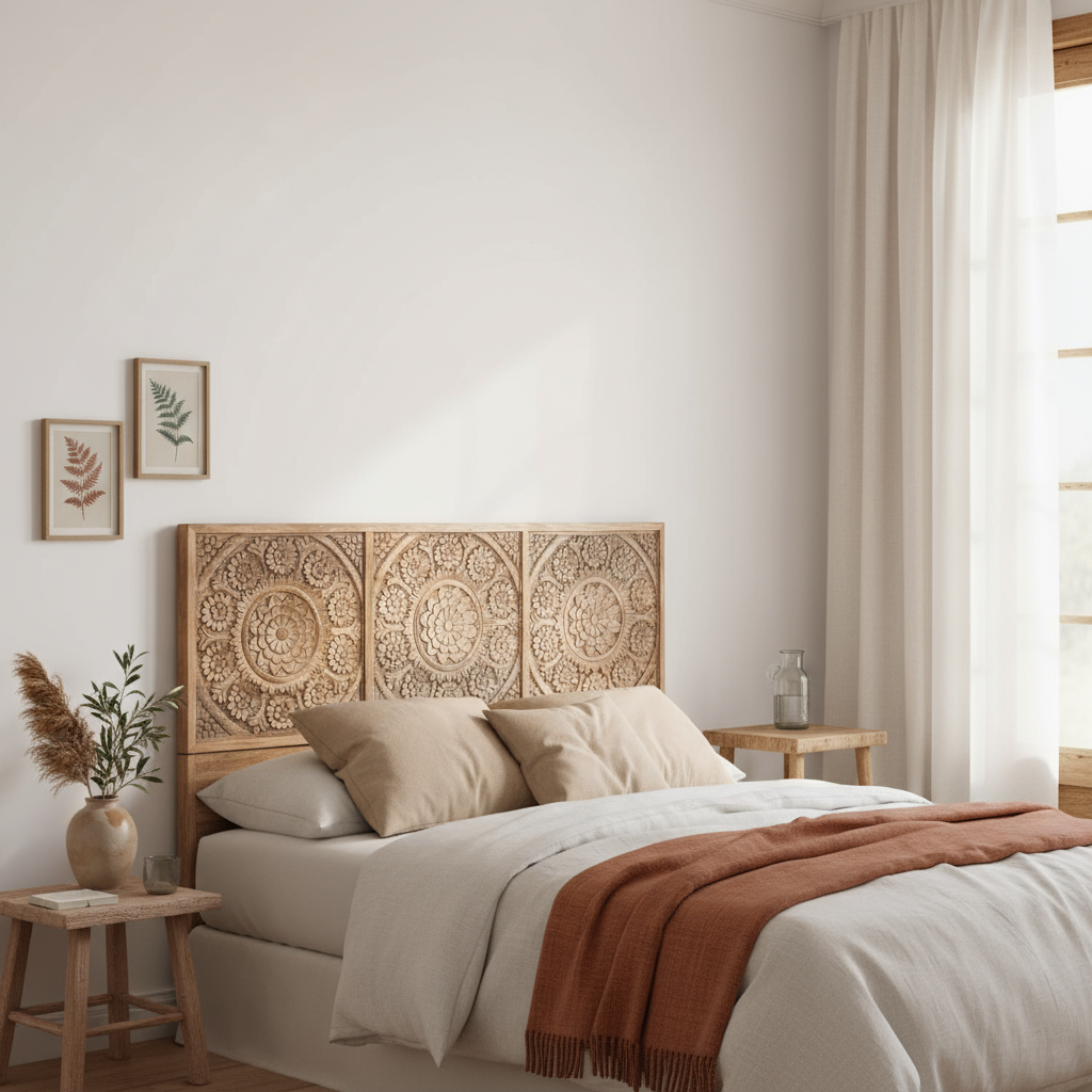 Kopfende „Mandala Dream“ von Home ESPRIT – 182 x 3,5 x 60 cm