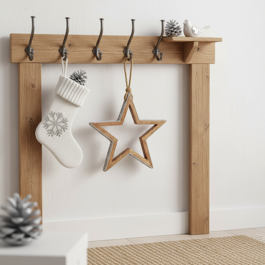 Weihnachtsschmuck „Frost Star“ von Krist+ – 23 x 2,5 x 40 cm
