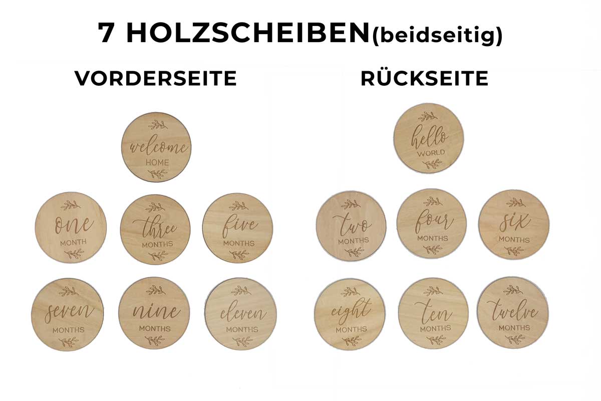 HEJ LENI Geschenkbox - Fotorequisiten-Set für Babies von maibejbi