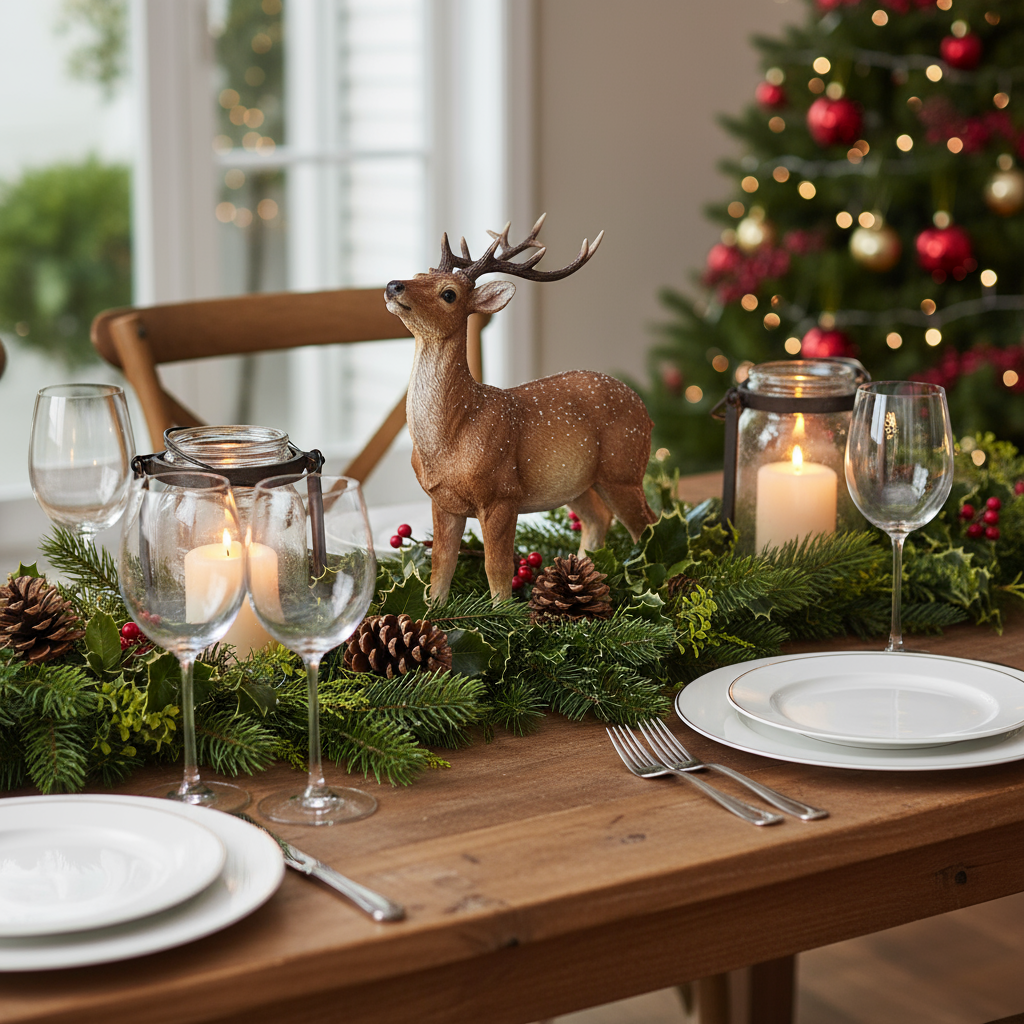 Weihnachtsschmuck „Frost Elk“ von Krist+ – 8,5 x 21 x 17 cm