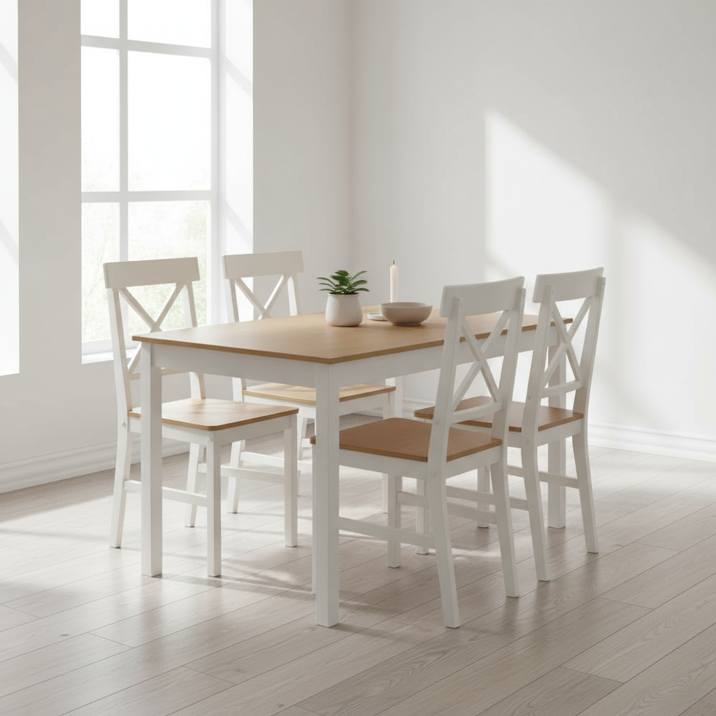 Esstisch-Set „Scandi“ von GIFT DECOR – 5-teilig