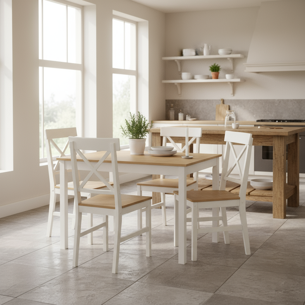Esstisch-Set „Scandi“ von GIFT DECOR – 5-teilig