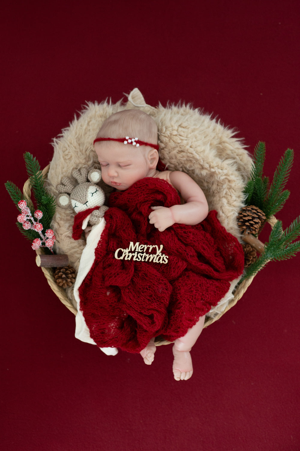 HEJ MERRY Geschenkbox - Fotorequisiten-Set für Babies von maibejbi