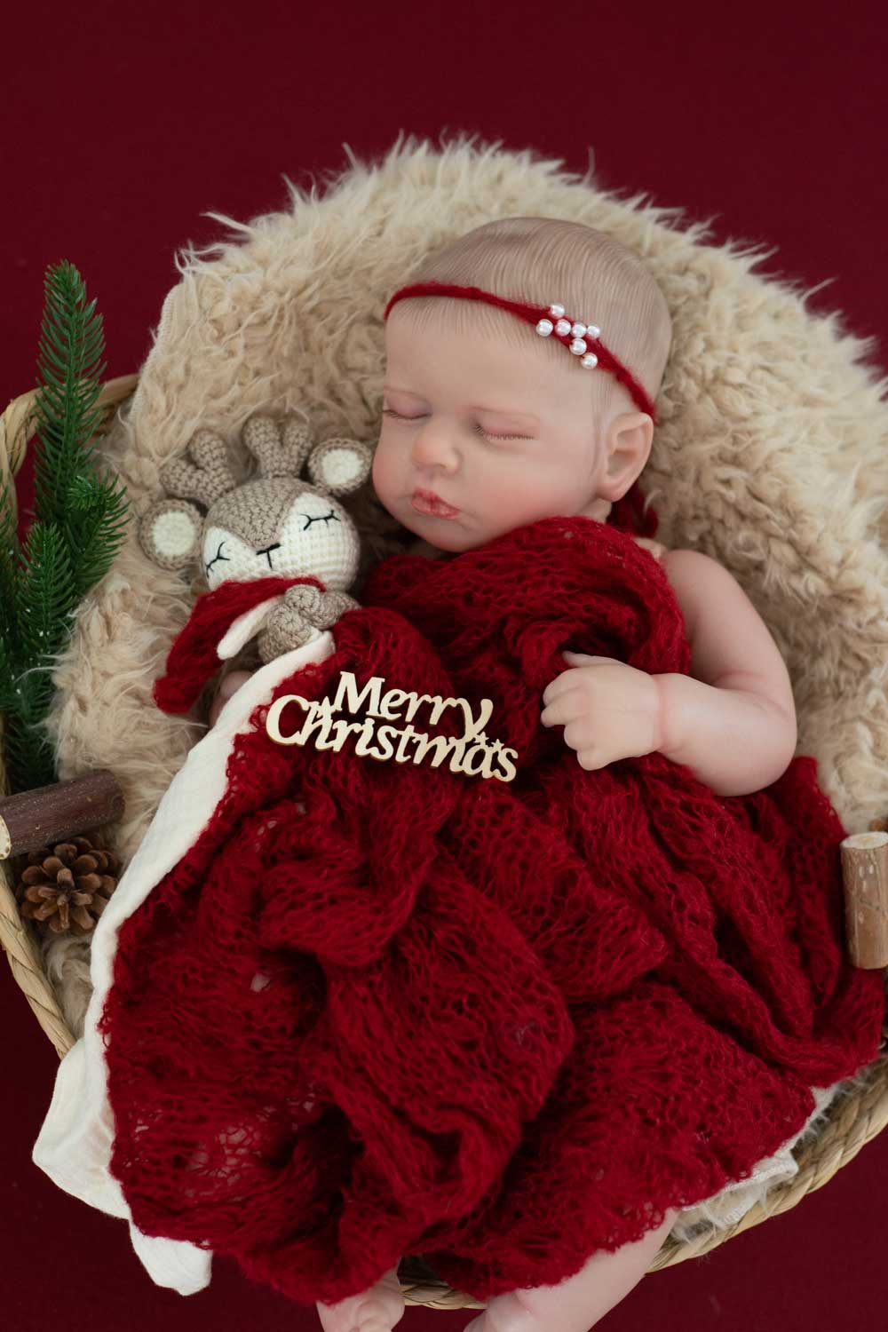 HEJ MERRY Geschenkbox - Fotorequisiten-Set für Babies von maibejbi