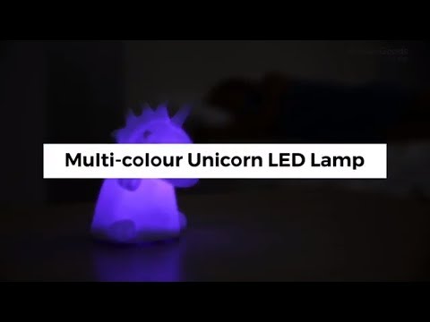 LED-Einhornleuchte „LEDicorn“ von InnovaGoods – 9 x 11 x 10 cm