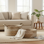 Korb-Set „Tropical Weave“ von DKD Home Decor – 2-tlg., Braun/Natur