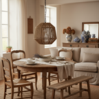 Lampenschirm "Natural Facette" von DKD Home Decor, 30 x 30 x 28 cm