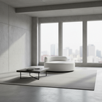 Rundes Sofa „Cloud Circle“ von DKD Home Decor in Weiß – Ø150 x 69 cm