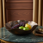 Dekoschale "Golden Leaf" von DKD Home Decor, 47 x 47 x 7 cm