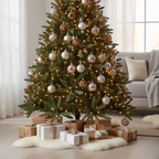 Weihnachtsbaumkugeln „Frosted Bronze“ von Home ESPRIT Bronze Polyäthylen 16 x 16 x 26 cm (25 Stücke)