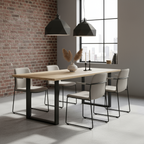 Esstisch „Manhattan“ von HOME ESPRIT – Metall & Mangoholz, 200 x 100 x 76 cm