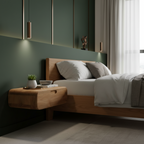 Nachttisch „Nordic Cube“ von Home ESPRIT in Natur – 50 x 40 x 17 cm