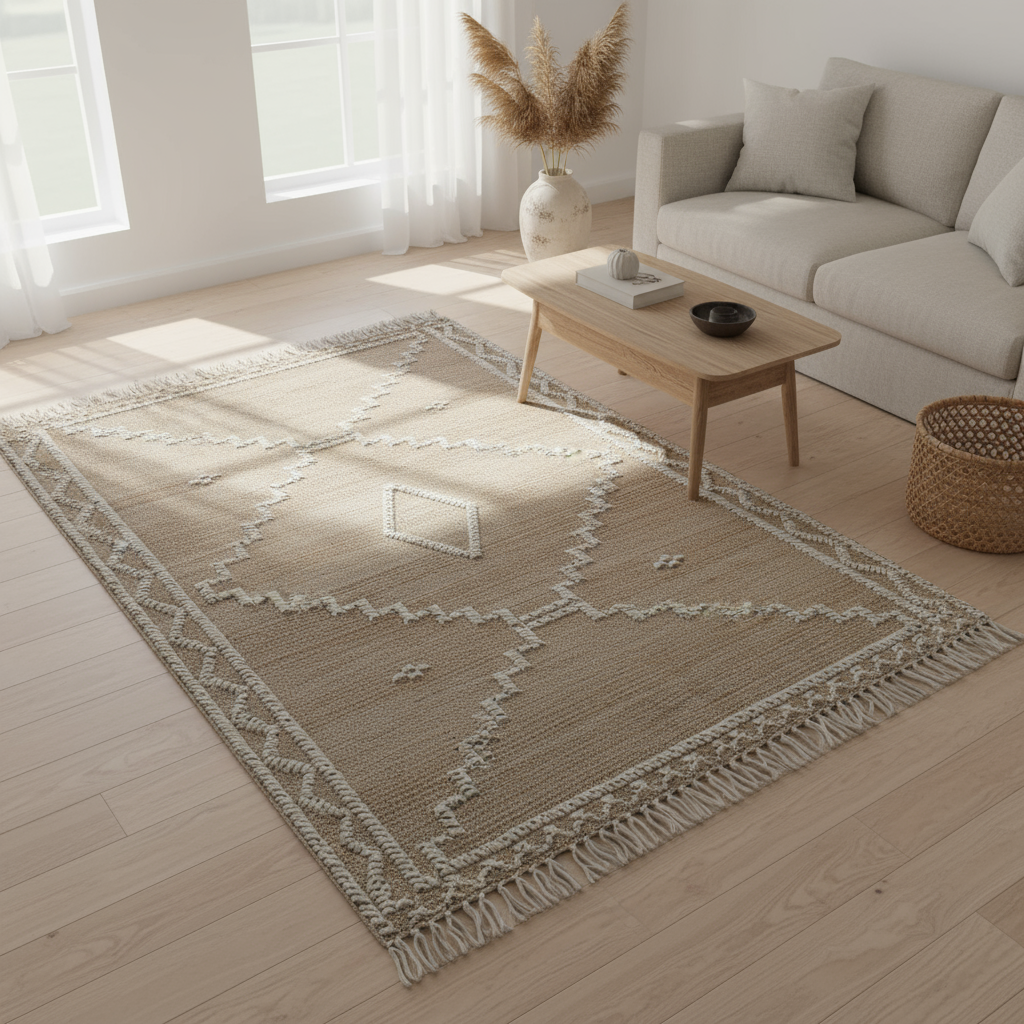 Teppich „Boho Geometry“ von Home ESPRIT – 140 x 200 x 1 cm