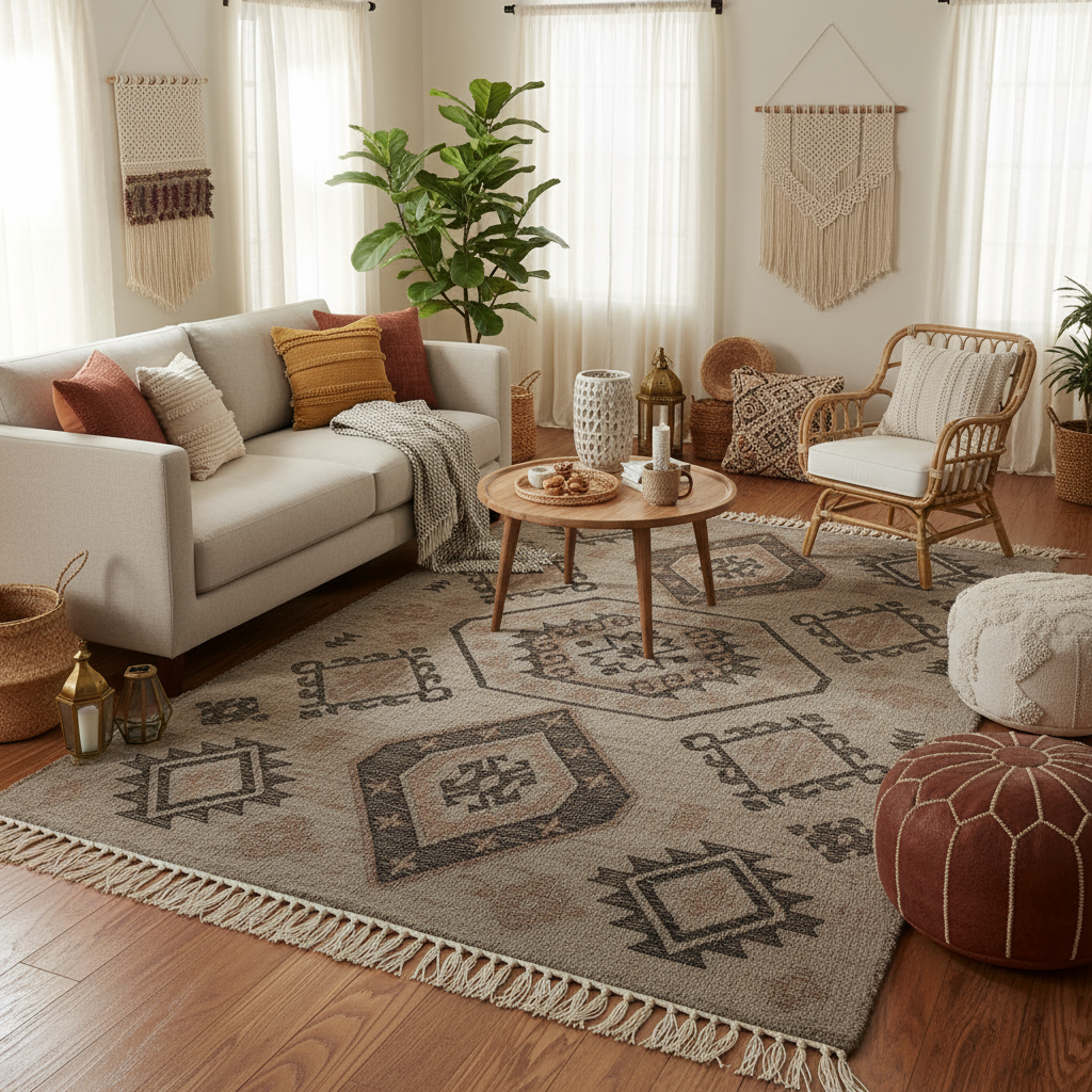 Teppich "Boho Kilim" von Home ESPRIT, 200 x 300 cm