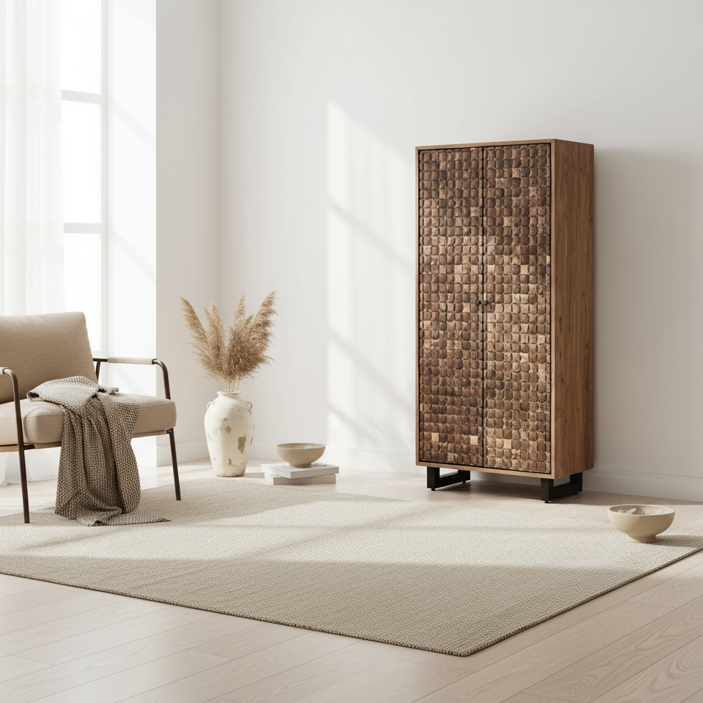 Schrank „Natural Contrast“ von Home ESPRIT – 85 x 40 x 185 cm