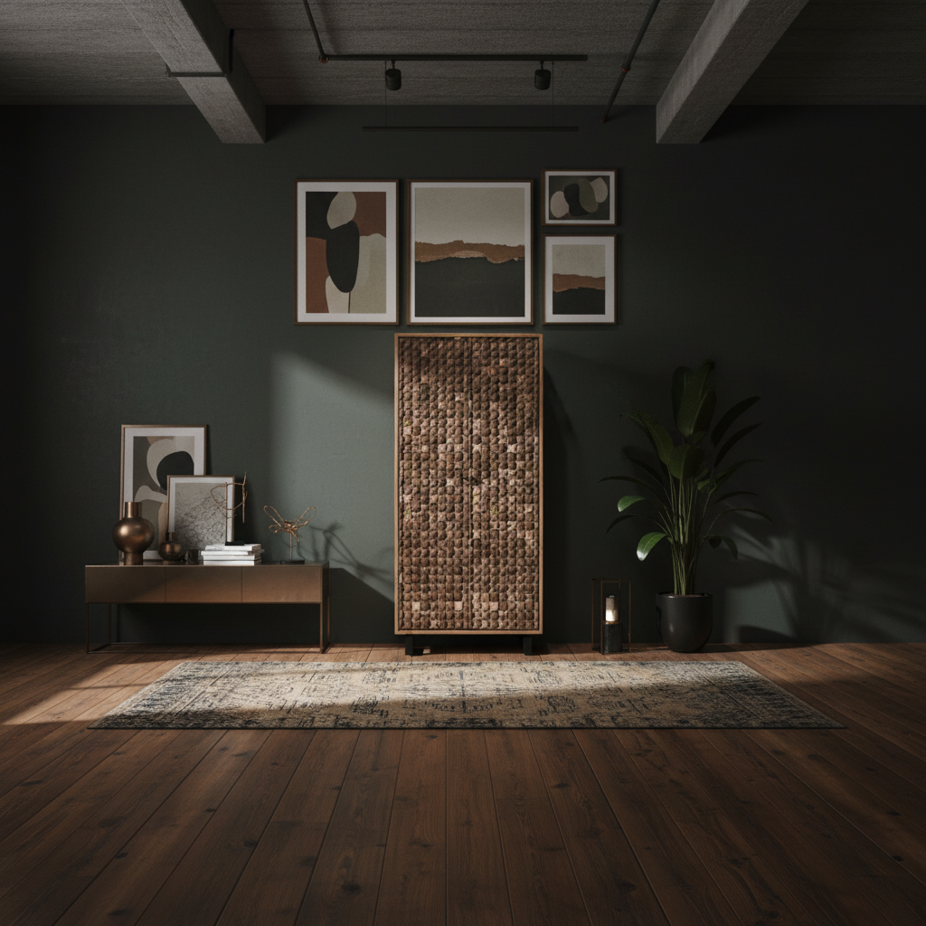 Schrank „Natural Contrast“ von Home ESPRIT – 85 x 40 x 185 cm