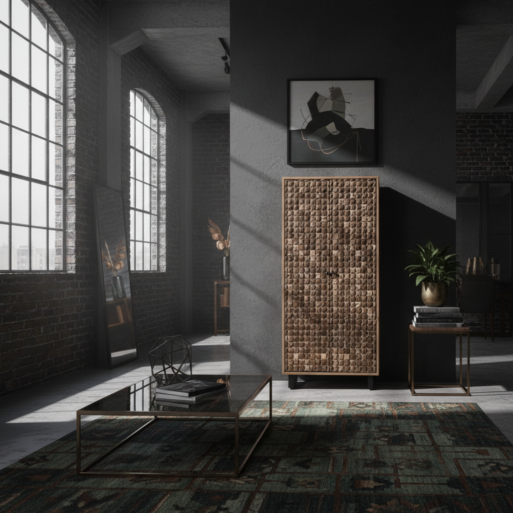 Schrank „Natural Contrast“ von Home ESPRIT – 85 x 40 x 185 cm