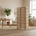 Spanische Wand „Nordic“ von HOME ESPRIT – Tannenholz, 138 x 3,5 x 186 cm