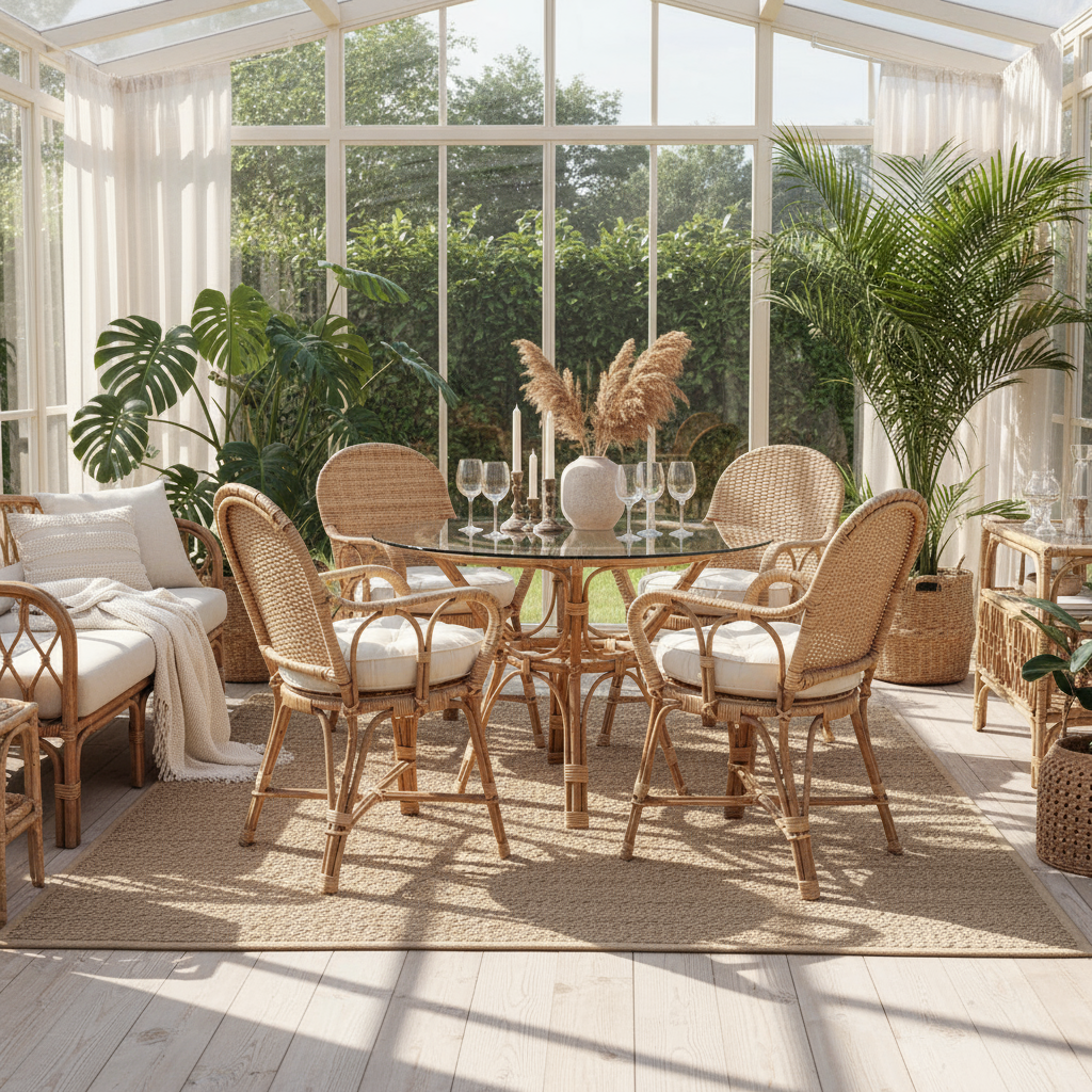 Garten-Sessel "Boho Weave" von Home ESPRIT, 54 x 51 x 92 cm