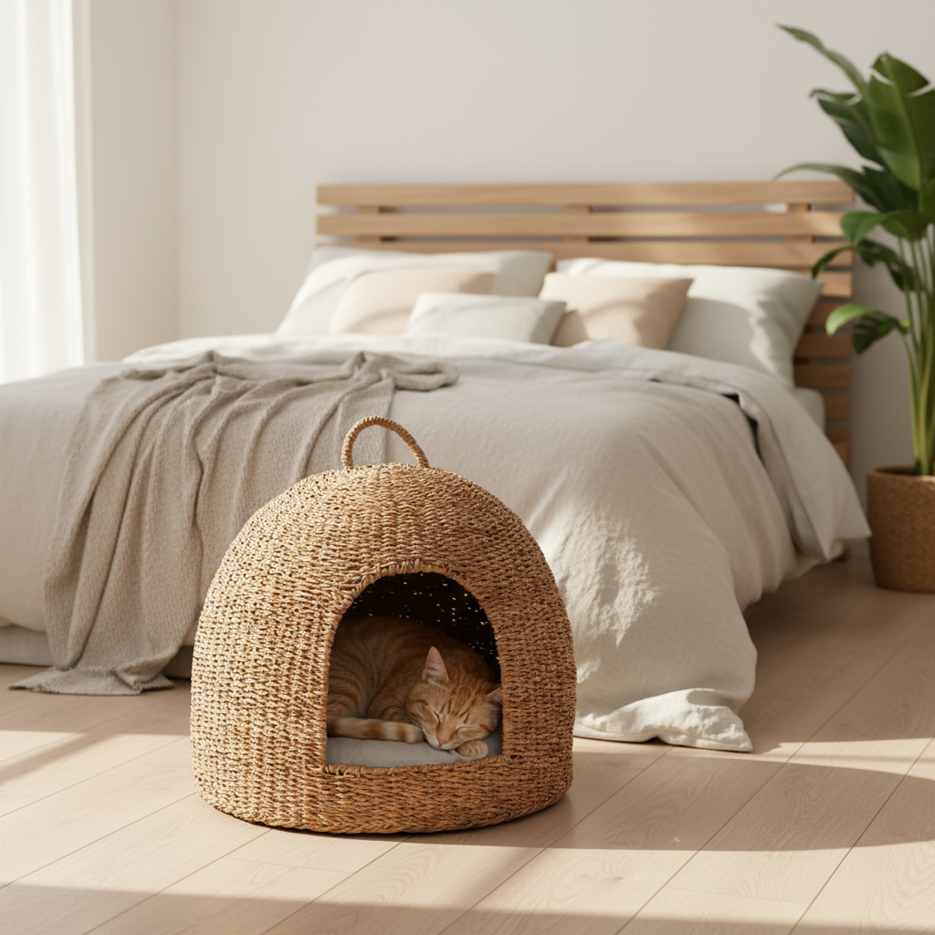 Haustierbettchen „Kitty Dome“ – Home ESPRIT - Katzen- o. Hundekörbchen 49x49x48 cm